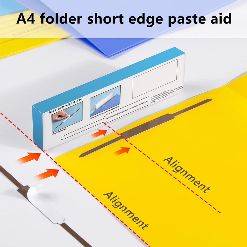IMLIKE Self-Adhesive Prong Paper Fasteners - 100 PCS Metal File Fasteners, 2" Capacity, 2.75" Base for Paper Folder or Files, Brown - A Good Partner for Collecting Papers - Image 5